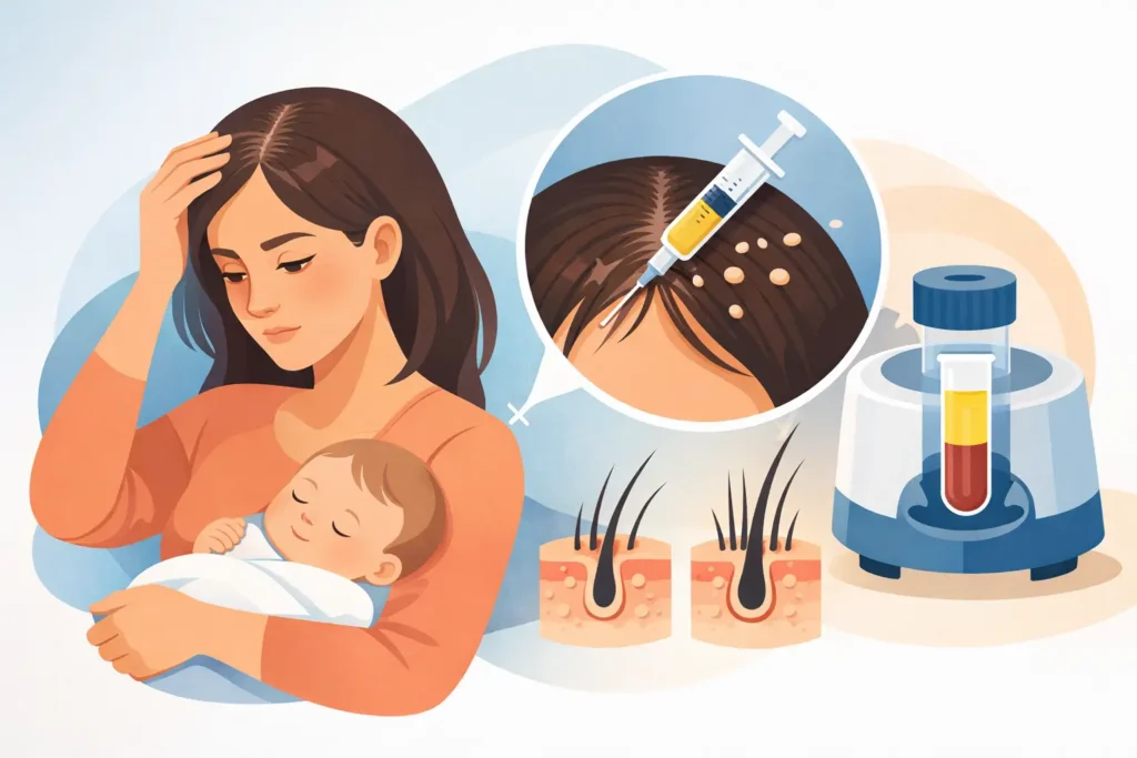 PRP for Postpartum Hair Loss: Does It Help?