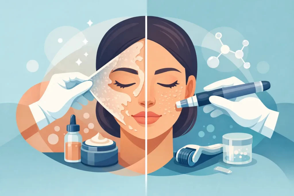 Chemical Peel vs Microneedling: Which Wins?