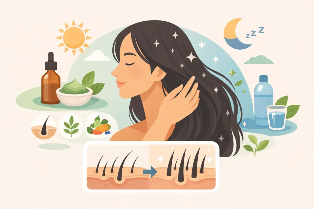 How to Support Hair Regrowth Naturally