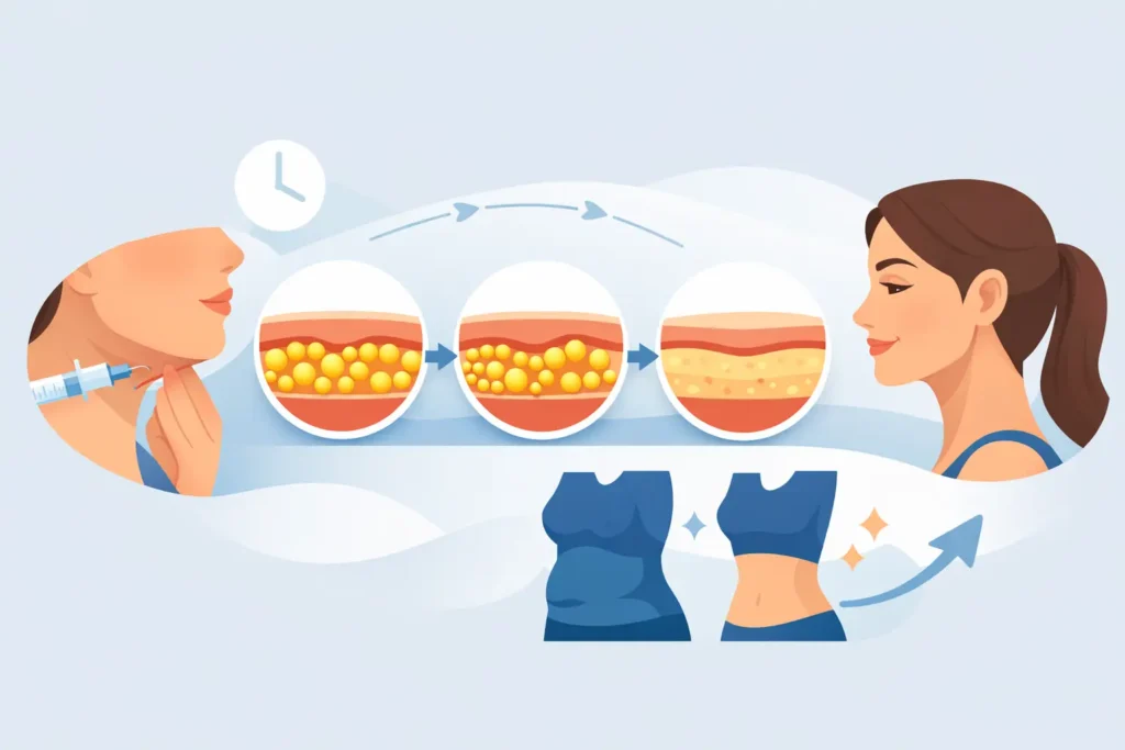 Fat Dissolving Treatment Results Timeline