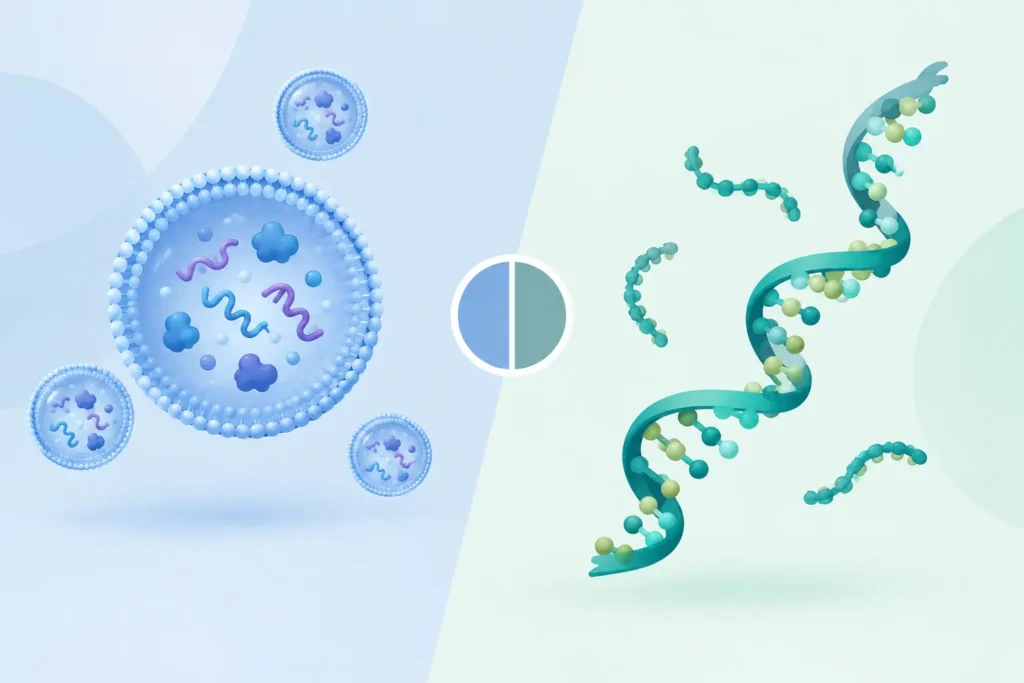 Exosomes Versus Polynucleotides: Which Is Right?