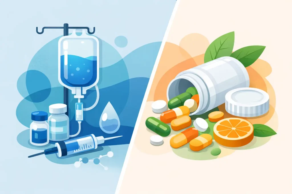 IV Therapy Versus Oral Vitamins: Which Is Better?